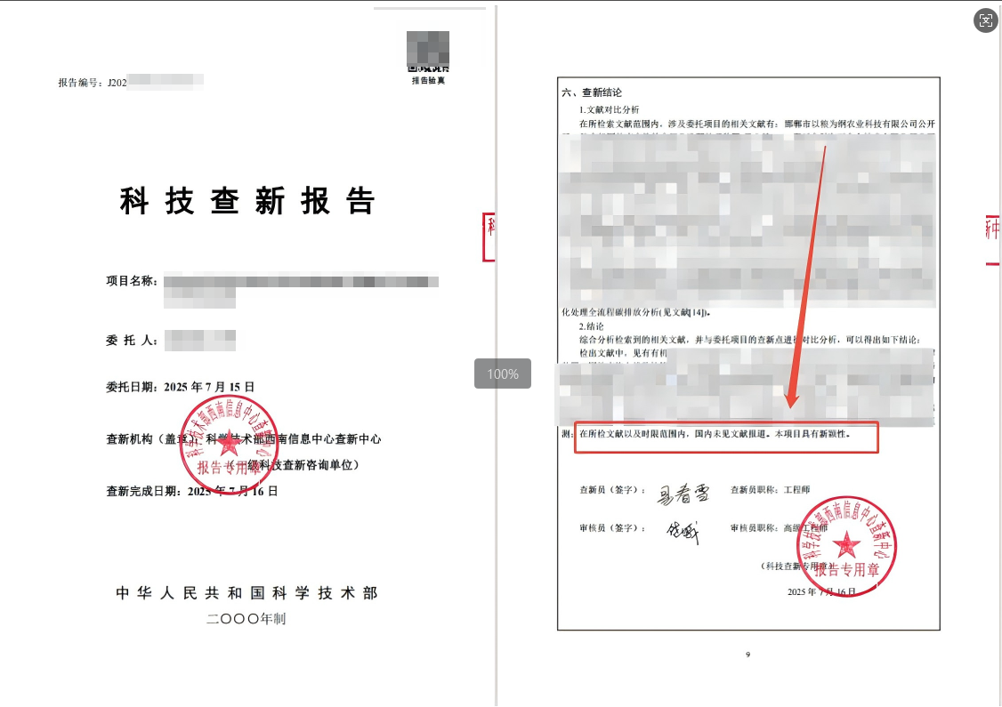 科技查新报告2